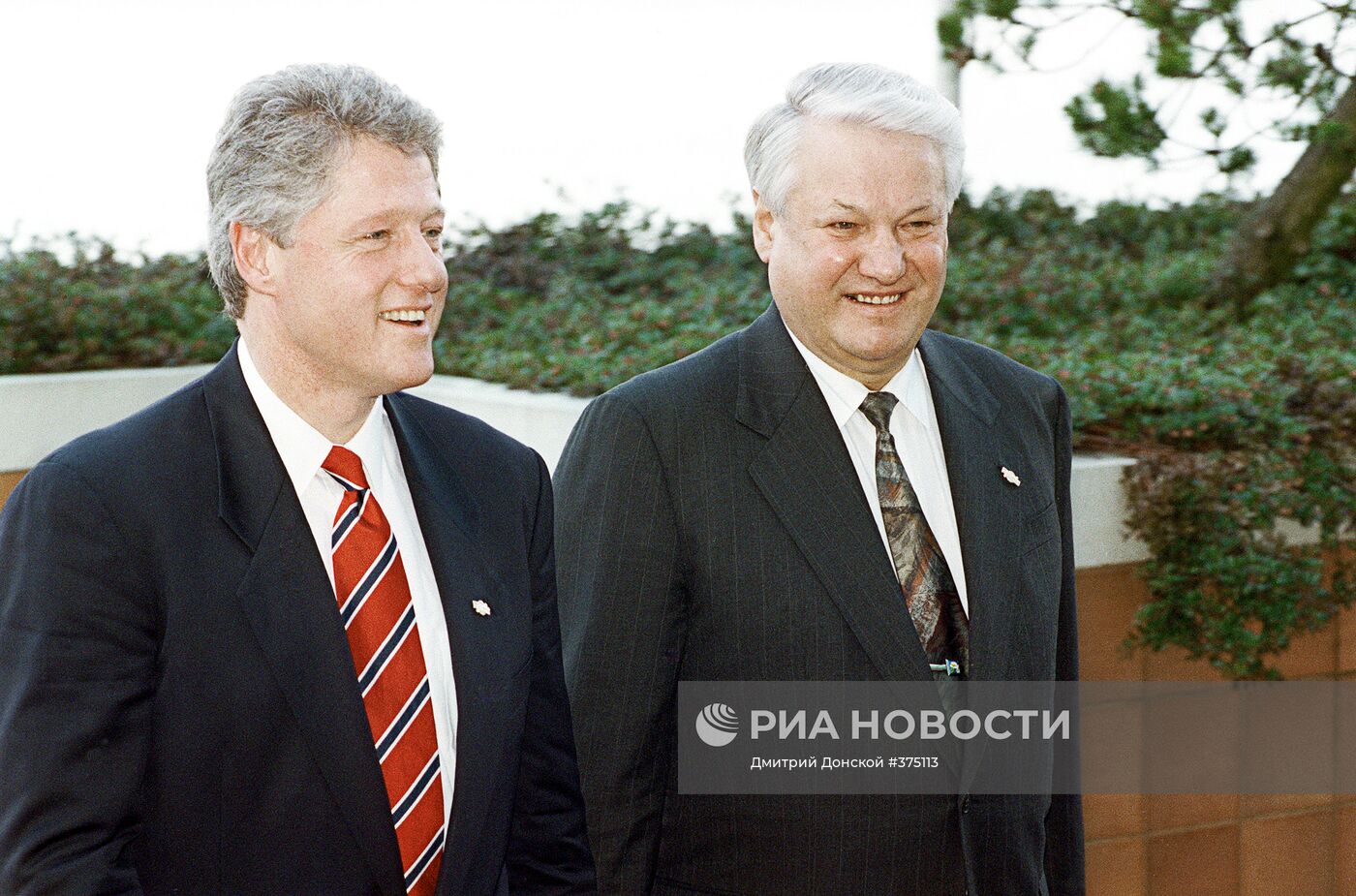 Б.Ельцин и Б.Клинтон в Ванкувере