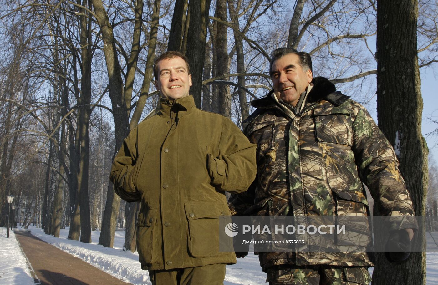 Рабочий визит президента Таджикистана Эмомали Рахмона в Россию