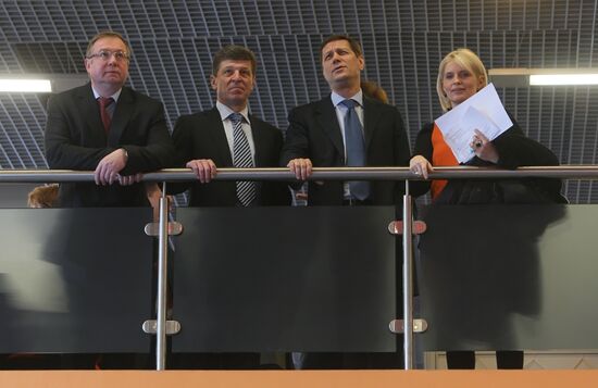 Премьер-министр РФ В.Путин посетил агентство "РИА Новости"