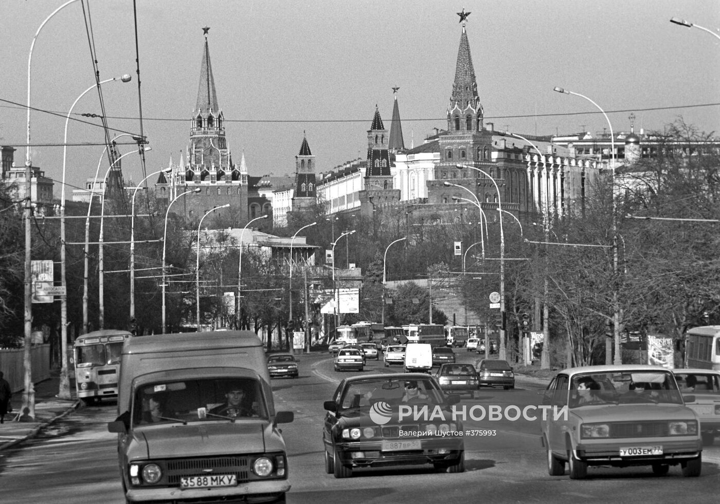 Вид на Московский Кремль