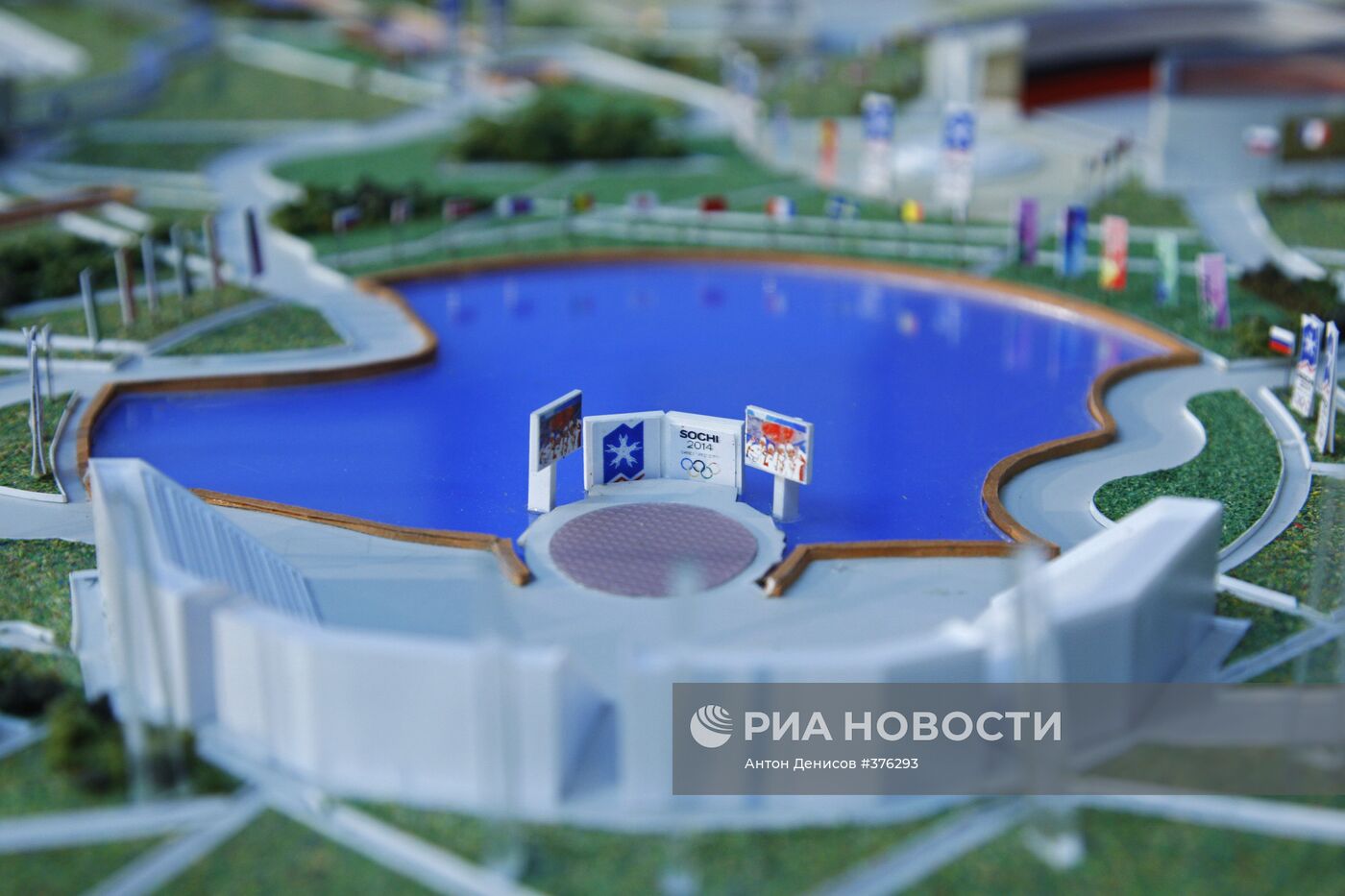 "Планировочный макет комплекса олимпийских объектов Сочи 2014"