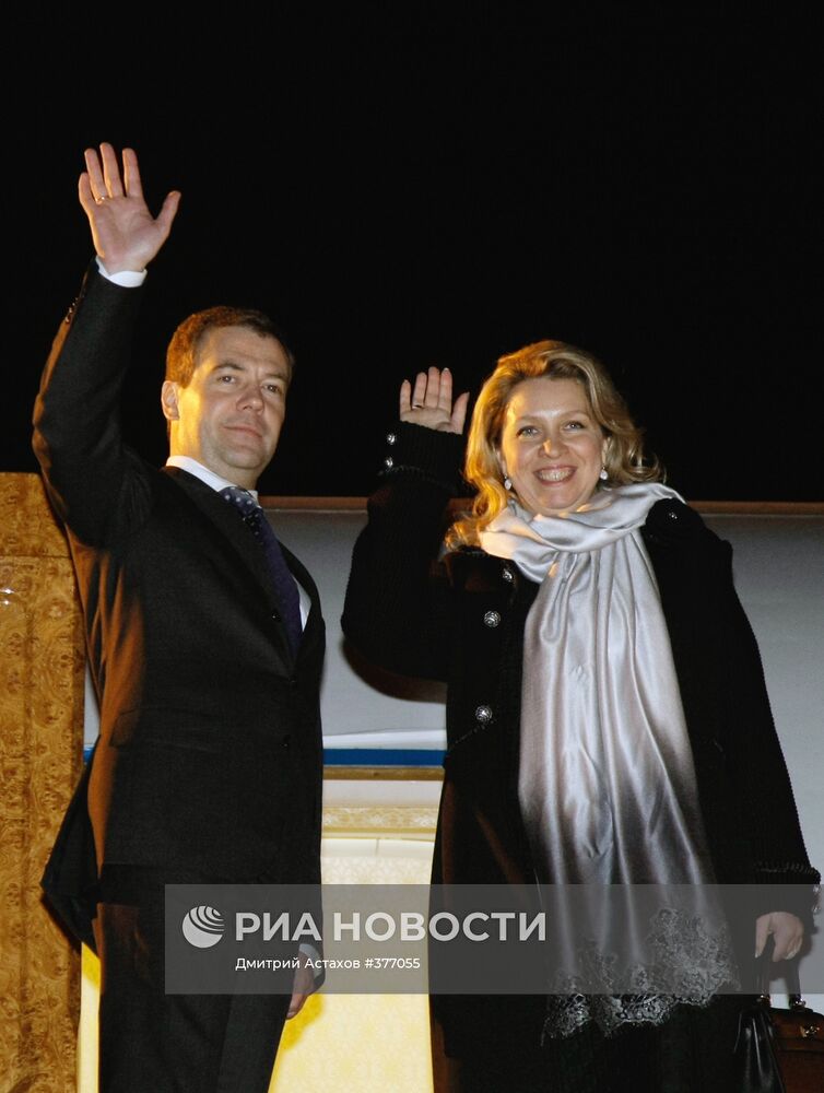 Президент РФ Д.Медведев завершил свой рабочий визит в Италию