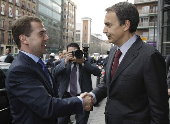 Государственный визит в Испанию Д.Медведева