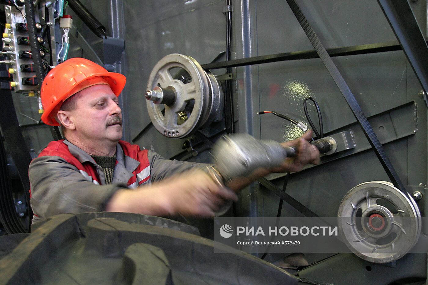 Cборочная линия нового комбайна "РСМ-181" на "Ростсельмаше"