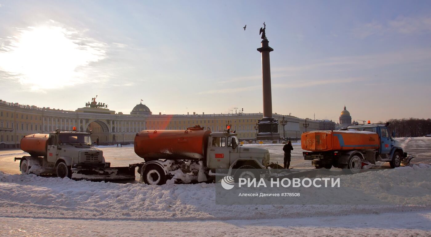 Работа коммунальных служб