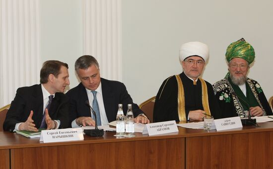 Совместное заседание Госсовета и религиозных объединений в Туле