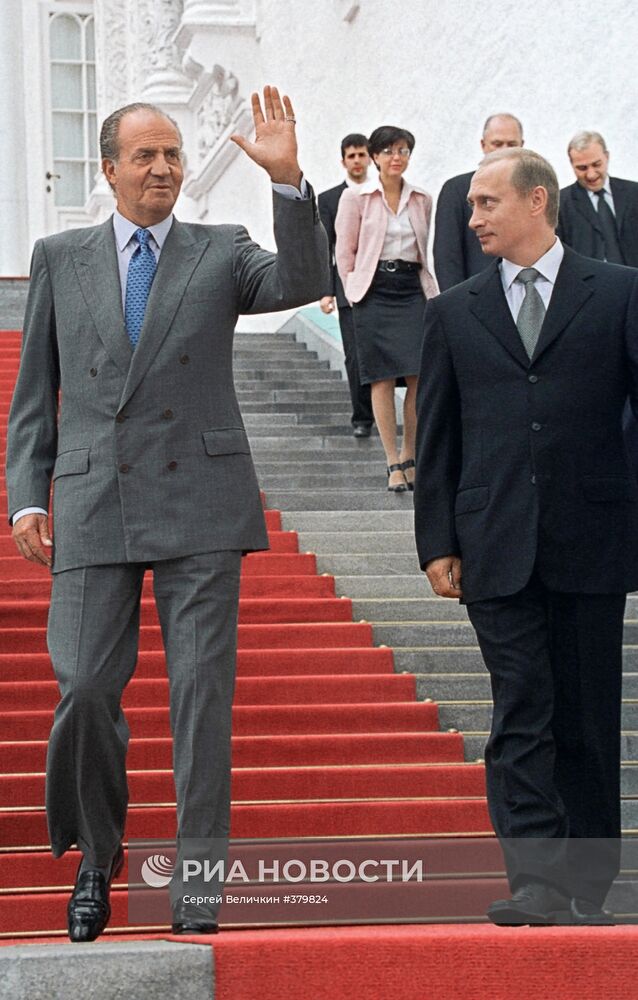 В.Путин и Хуан Карлос I