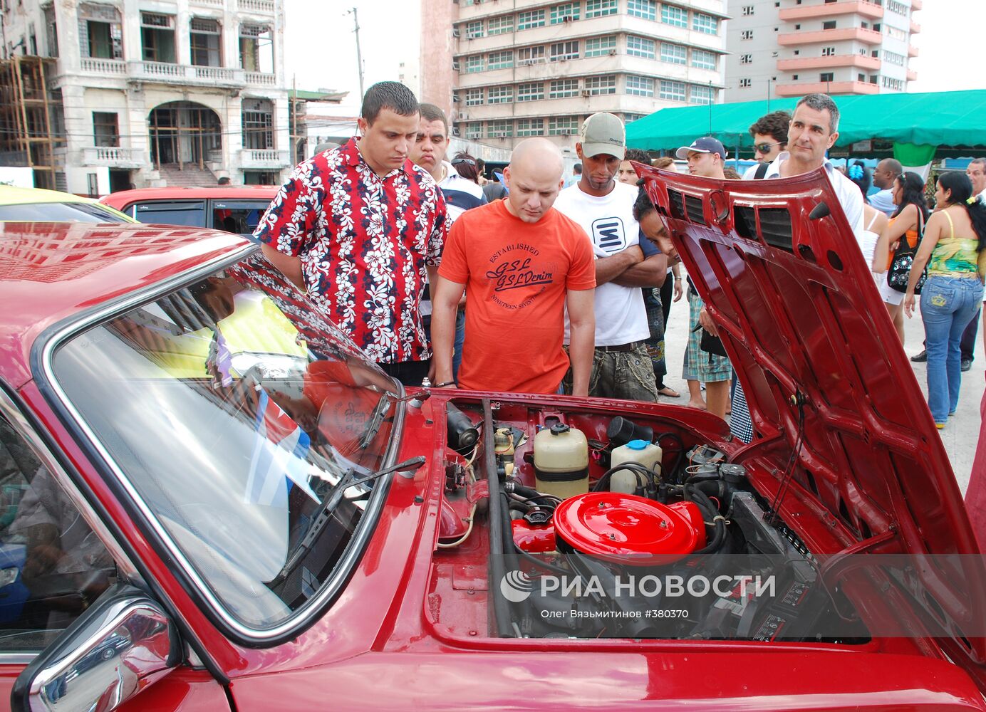 Первый конкурс на лучший автомобиль ВАЗ в Гаване