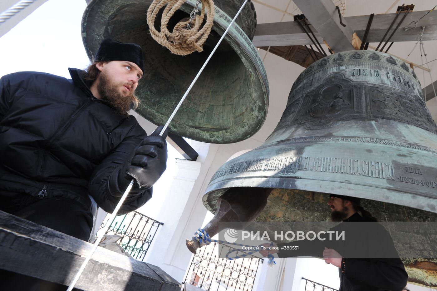 Торжественная церемония первого звона Даниловских колоколов