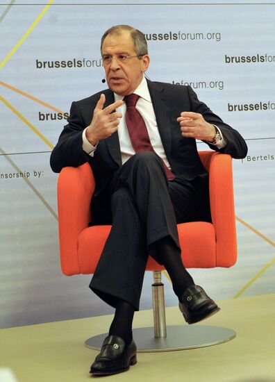 Сергей Лавров на "Брюссельском форуме-2009"