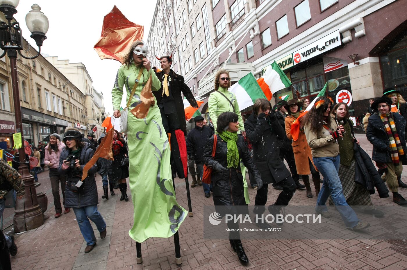 В Москве отмечают День святого Патрика
