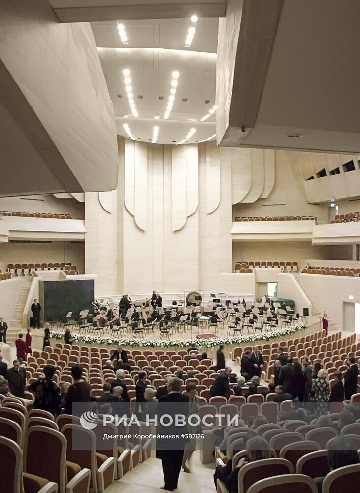 Светлановский зал ММДМ перед церемонией открытия