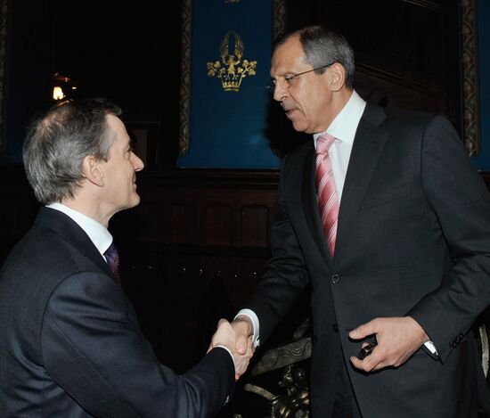 Встреча С.Лаврова с министром иностранных дел Норвегии