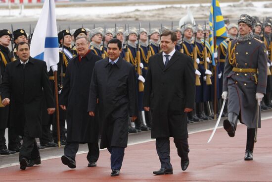 Государтвенный визит президента Туркменистана Г.Бердымухамедова