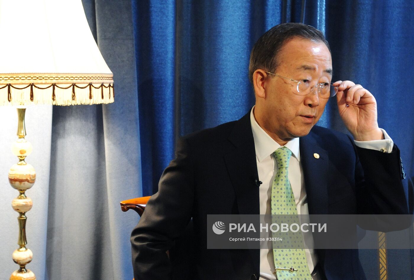 Генеральный секретарь ООН Пан Ги Мун в Москве