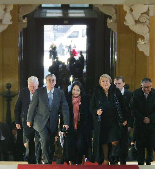 Официальный визит в Россию президента Чили Мишель Бачет