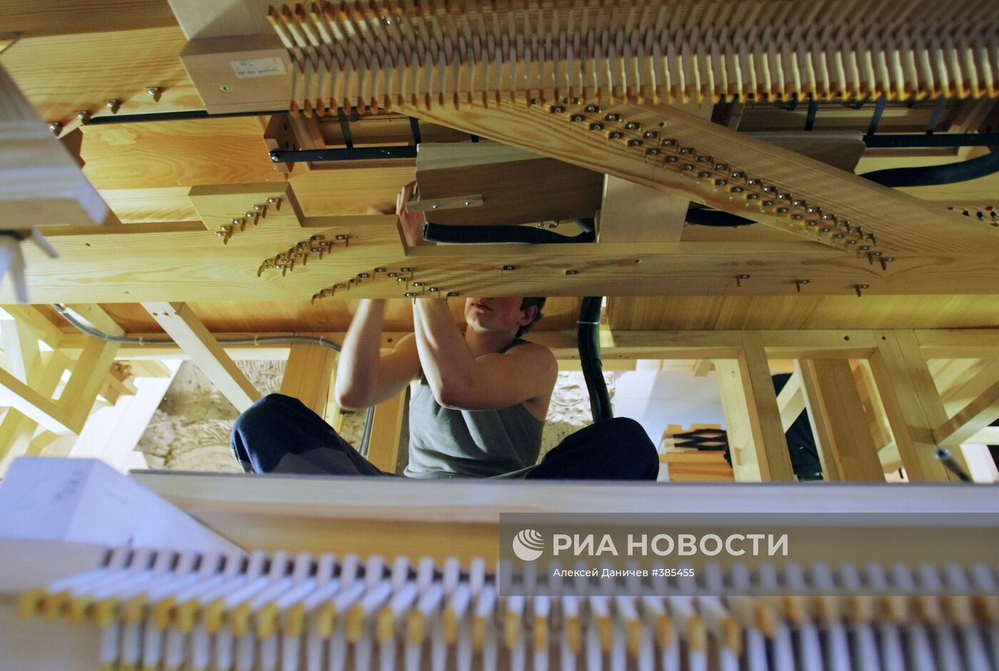 Установка нового органа в Санкт-Петербургской консерватории