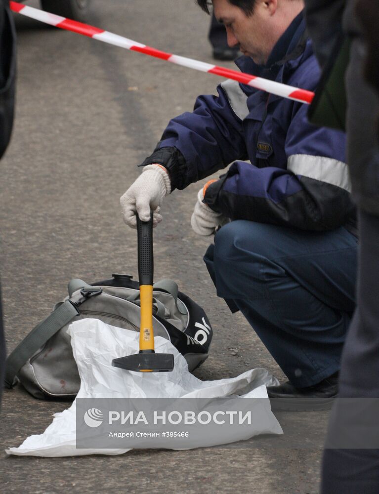 В центре Москвы совершено нападение на инкассаторов