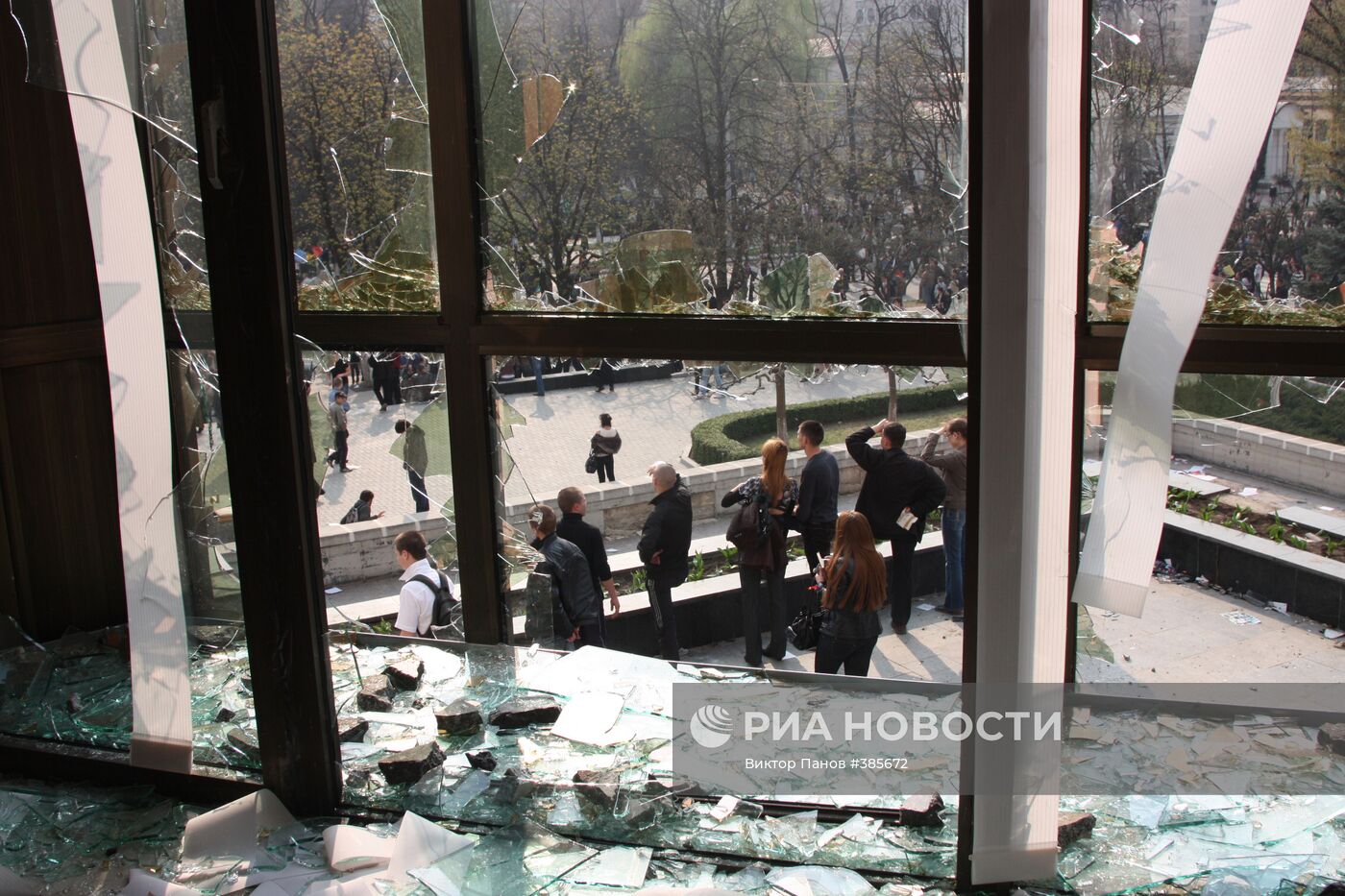 Акция протеста молдавской оппозиции