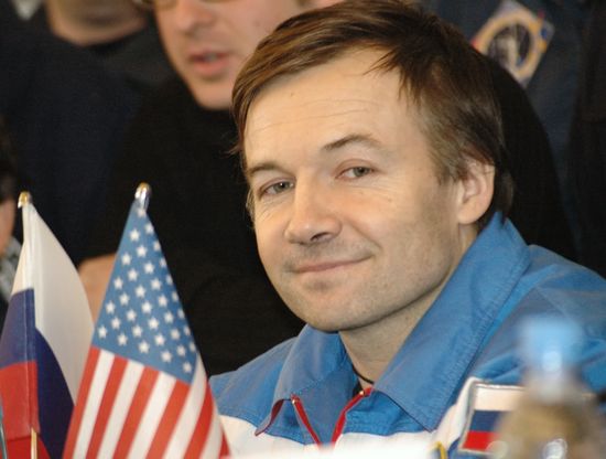 Российский космонавт Юрий Лончаков