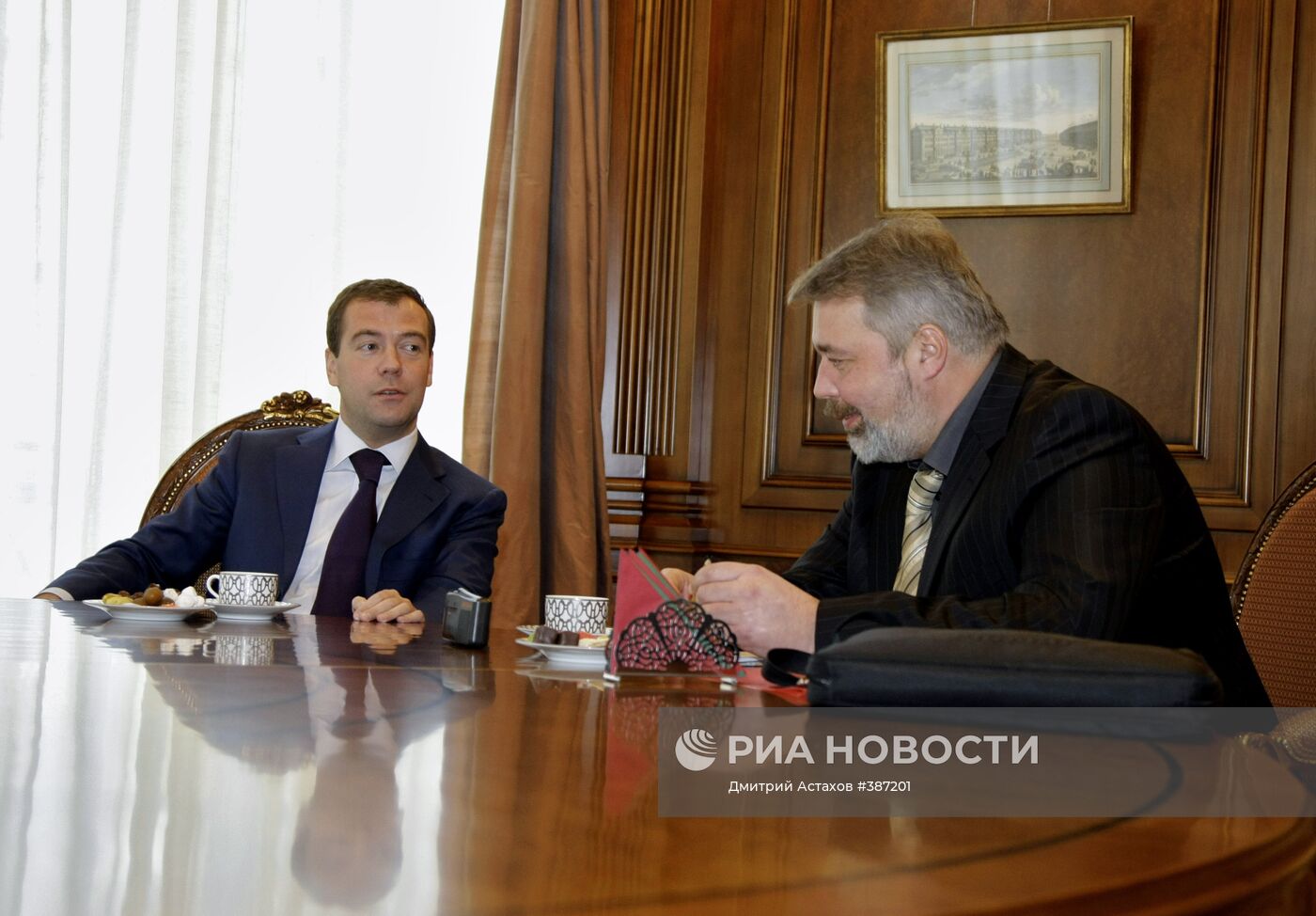 Д.Медведев дал интервью "Новой газете"