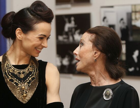 Балерины Диана Вишнева и Майя Плисецкая