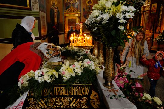В церкви Святого Михаила Архангела в Сочи