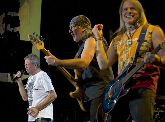Концерт рок-группы "Deep Purple" в Москве