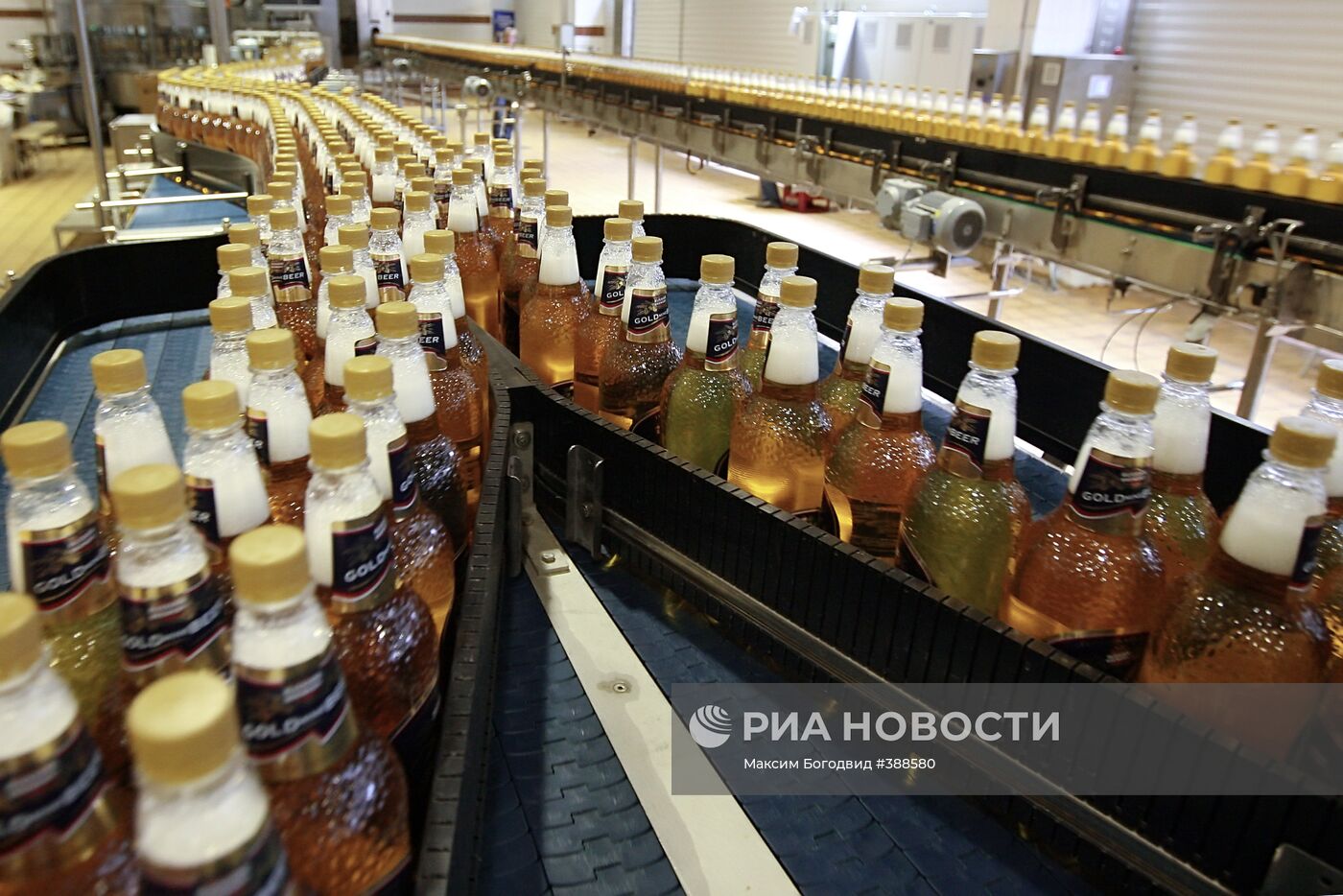 Открытие новой линии на Казанском пивоваренном заводе