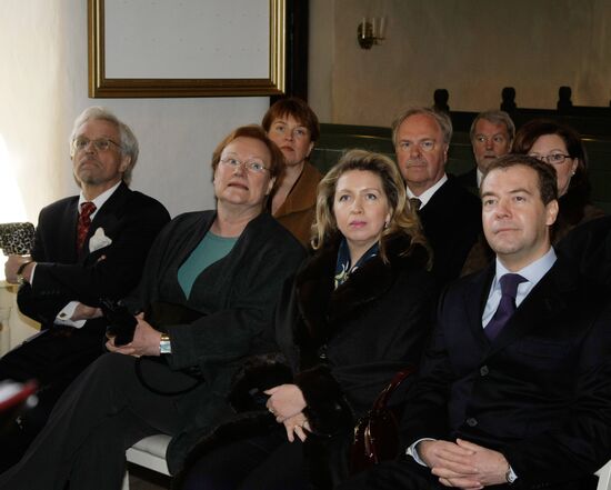 Второй день государственного визита Д. Медведева в Финляндию