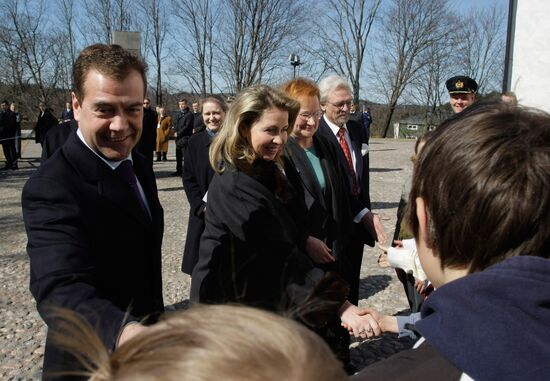 Второй день государственного визита Д. Медведева в Финляндию