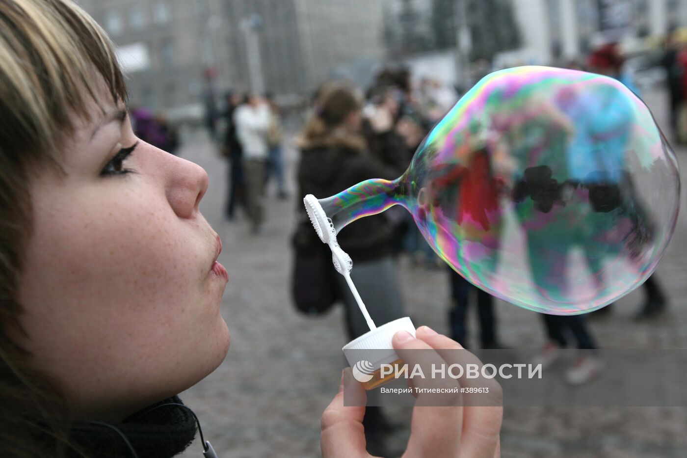 День мыльных пузырей в Новосибирске