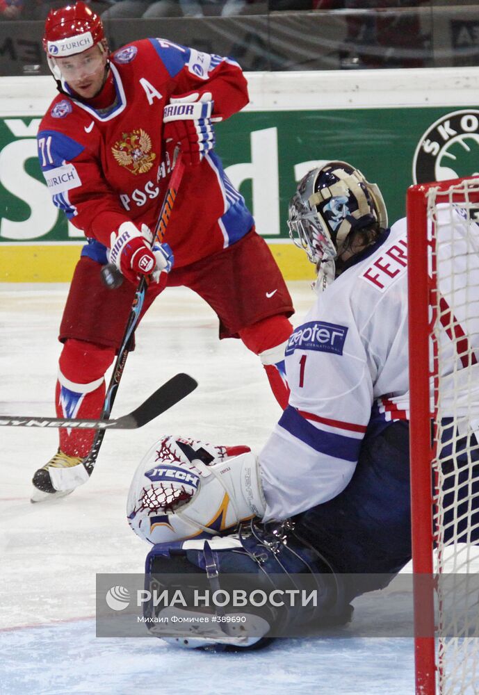 Чемпионат мира по хоккею 2009. Россия - Франция - 7:2