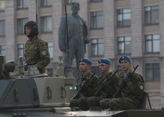 Репетиция парада Победы в Москве