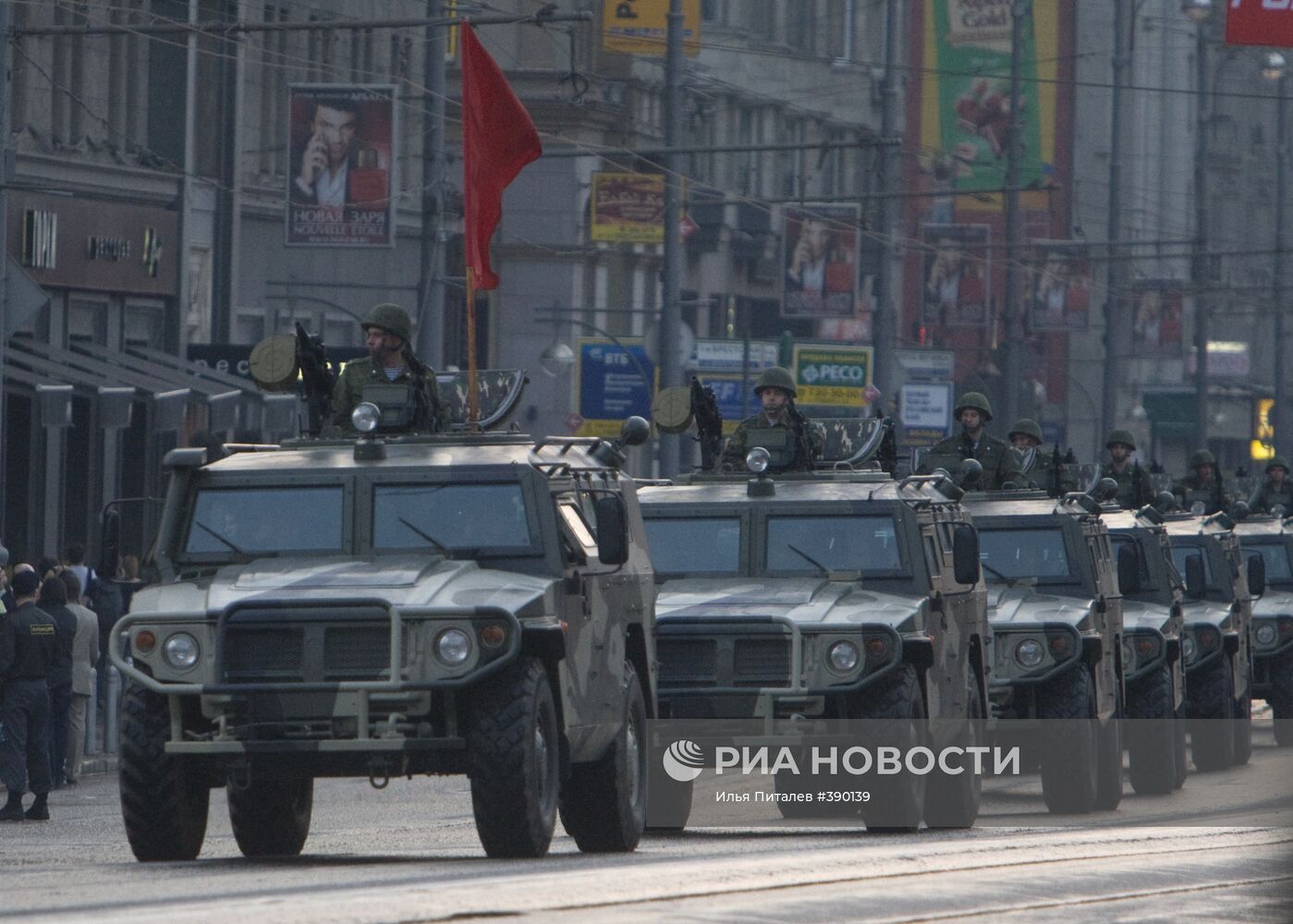 Репетиция парада Победы в Москве