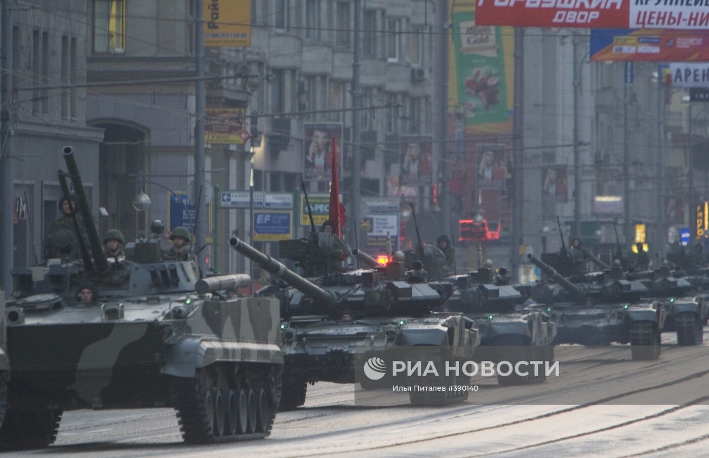 Репетиция парада Победы в Москве