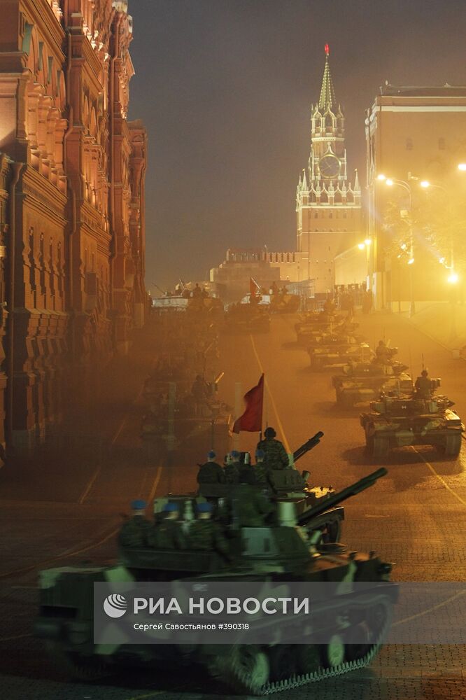 Репетиция парада Победы в Москве