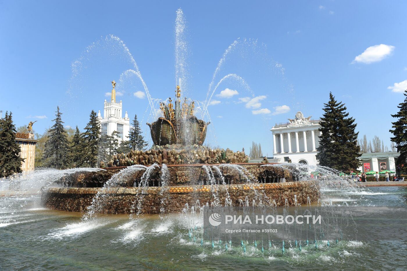 Фонтан "Каменный цветок" на ВВЦ