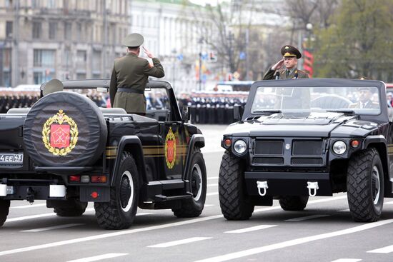 Генеральная репетиция Парада Победы в Санкт-Петербурге