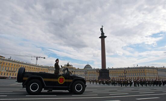 Генеральная репетиция Парада Победы в Санкт-Петербурге