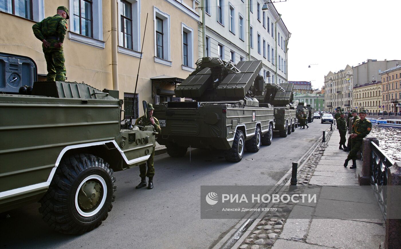 Генеральная репетиция Парада Победы в Санкт-Петербурге