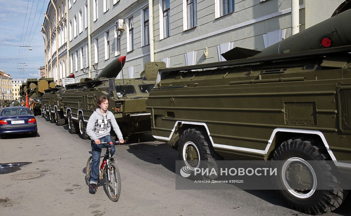 Генеральная репетиция Парада Победы в Санкт-Петербурге