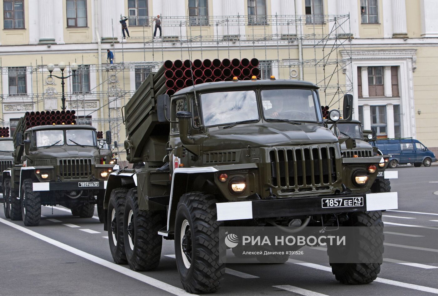 Генеральная репетиция Парада Победы в Санкт-Петербурге