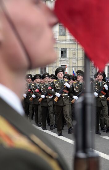 Генеральная репетиция Парада Победы в Санкт-Петербурге