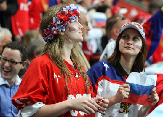 Чемпионат мира по хоккею. Россия - Белоруссия 4:3