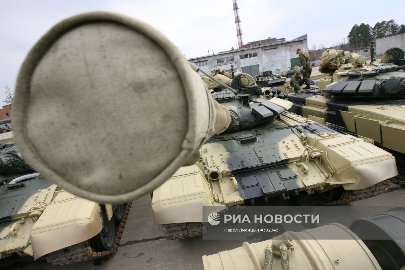 Подготовка военной техники к параду в Екатеринбурге