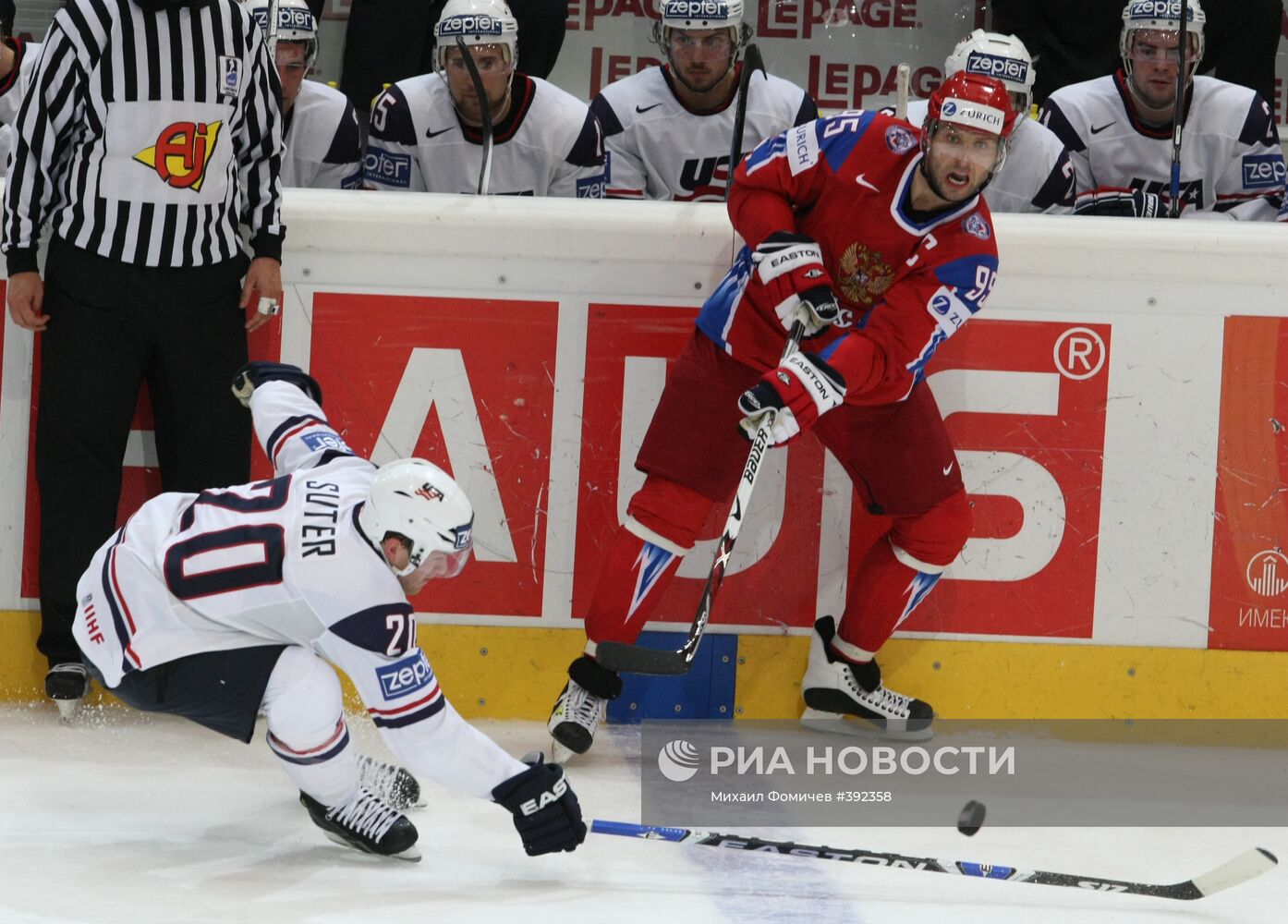 Хоккей. Чемпионат мира– 2009. Полуфинал. Россия - США