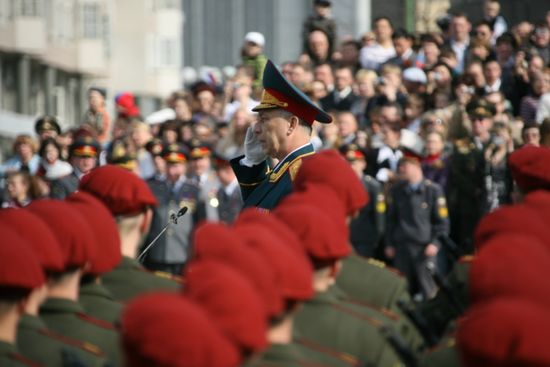 Военный парад в Екатеринбурге