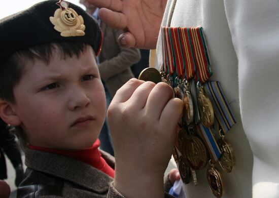 Празднование Дня Победы в Казани