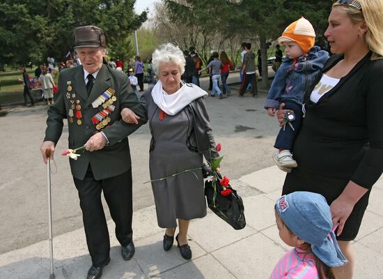 Празднование Дня Победы в Новосибирске